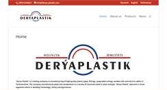 Desktop Screenshot of derya-plastik.com